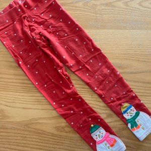 Mini Boden snowman leggings